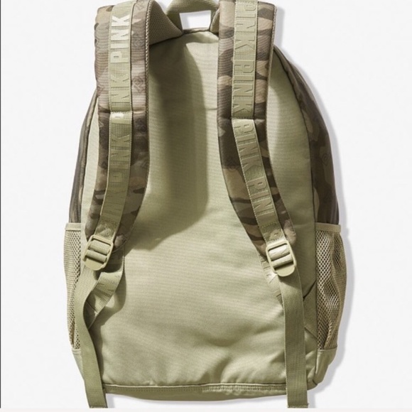 ❌SOLD❌💕VS PINK GREEN CAMO CAMPUS BACKPACK - Picture 4 of 8